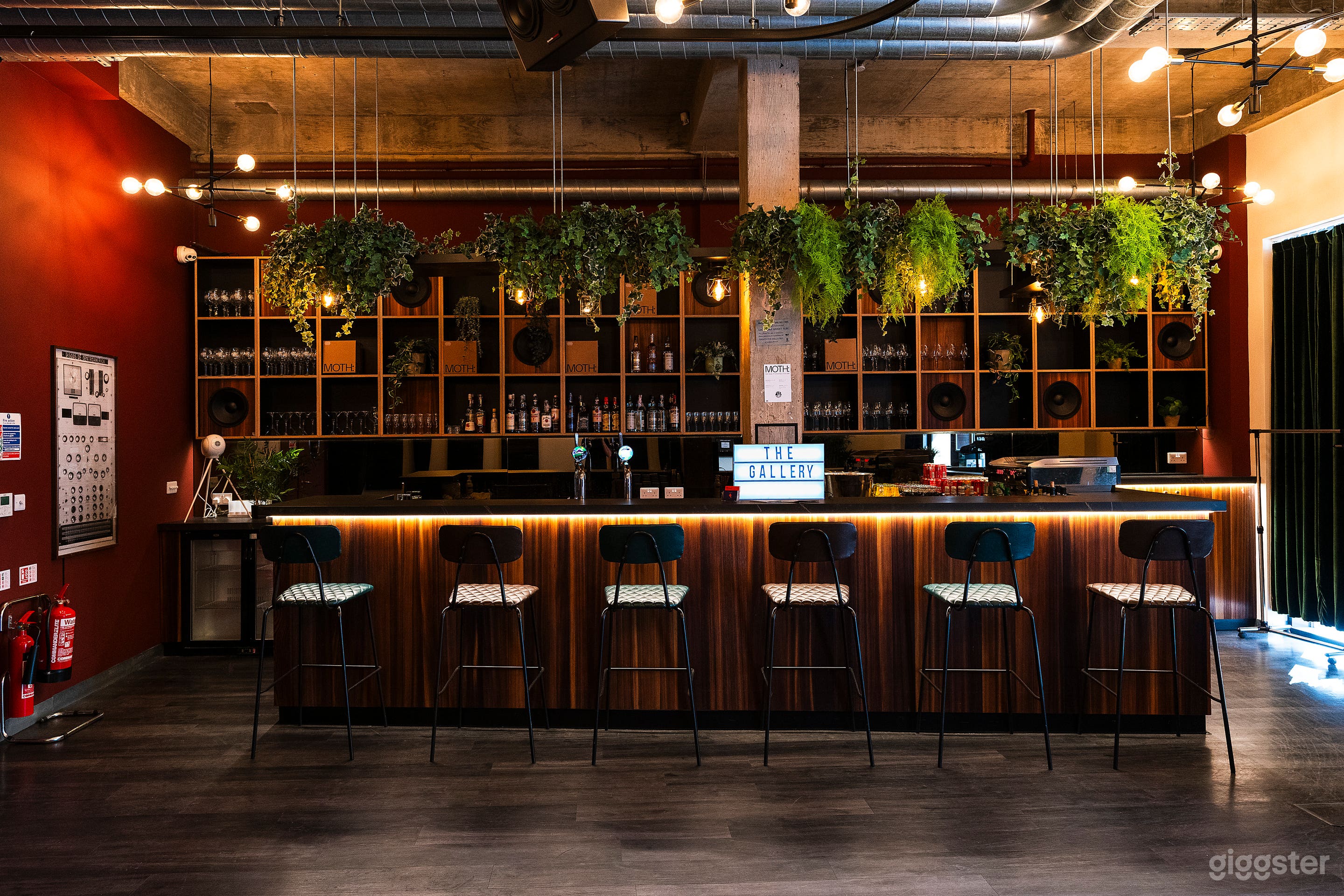 The Gallery in King's Cross, London, with full-length bar and catering.