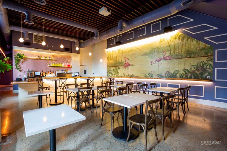  Tropical Beer Garden in Downtown Los Angeles 