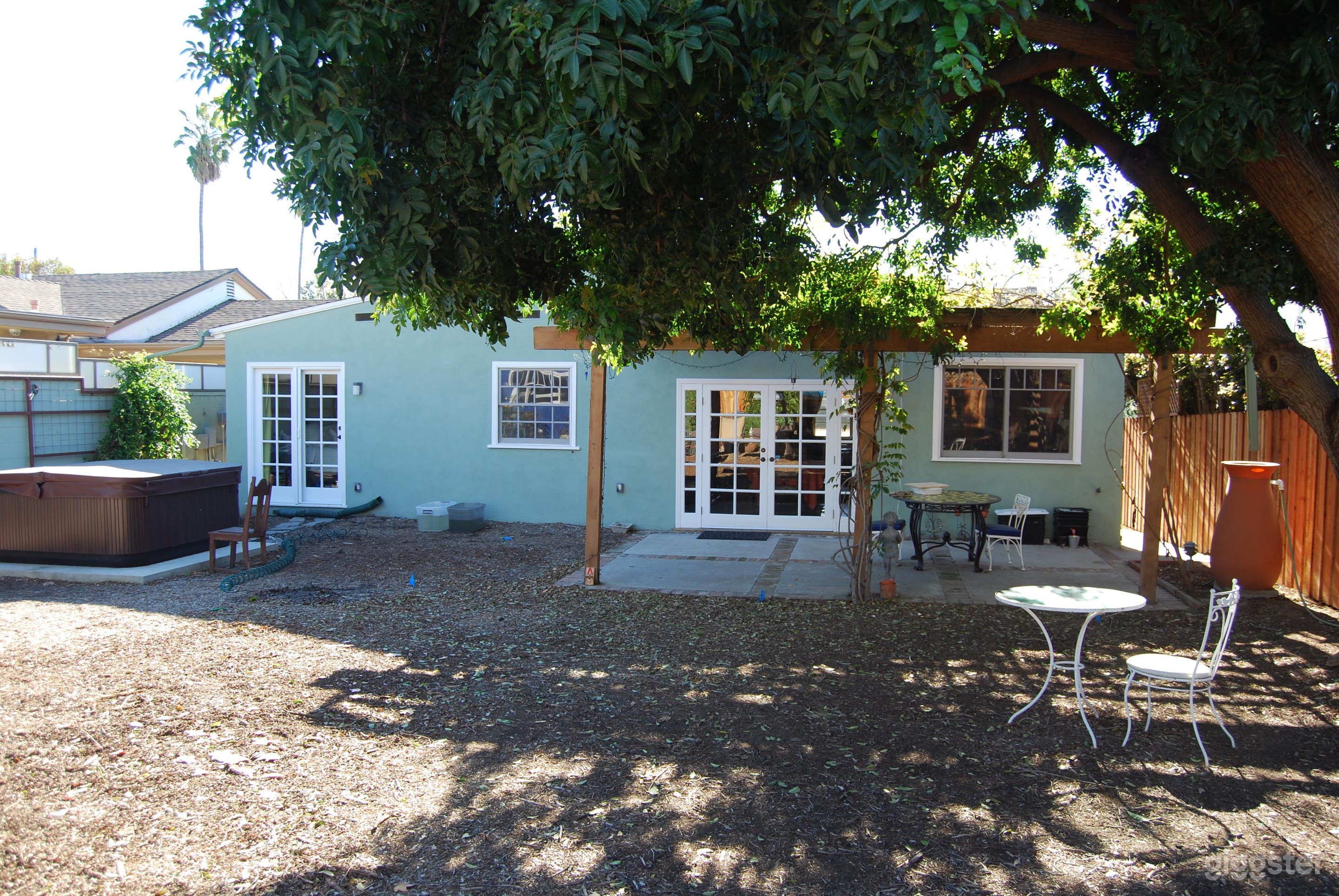 Back Yard view toward the property