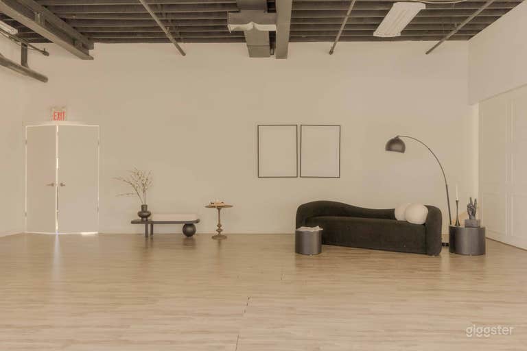  780 sqf Unique textured cyc, natural light large windows 