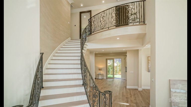  staircase leading to bedrooms  