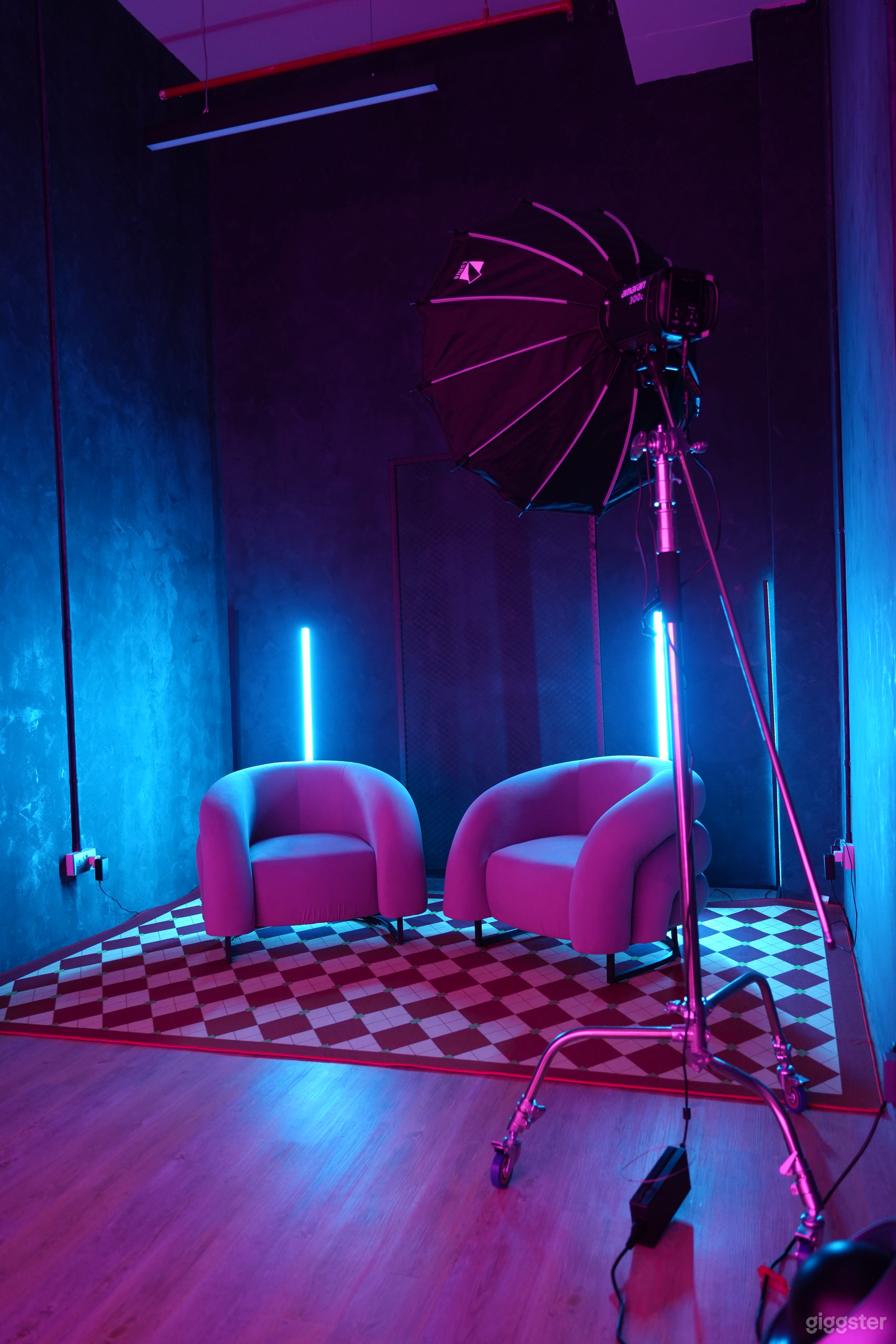 Fully Equipped Podcast Studio for Content Creation Photo 3
