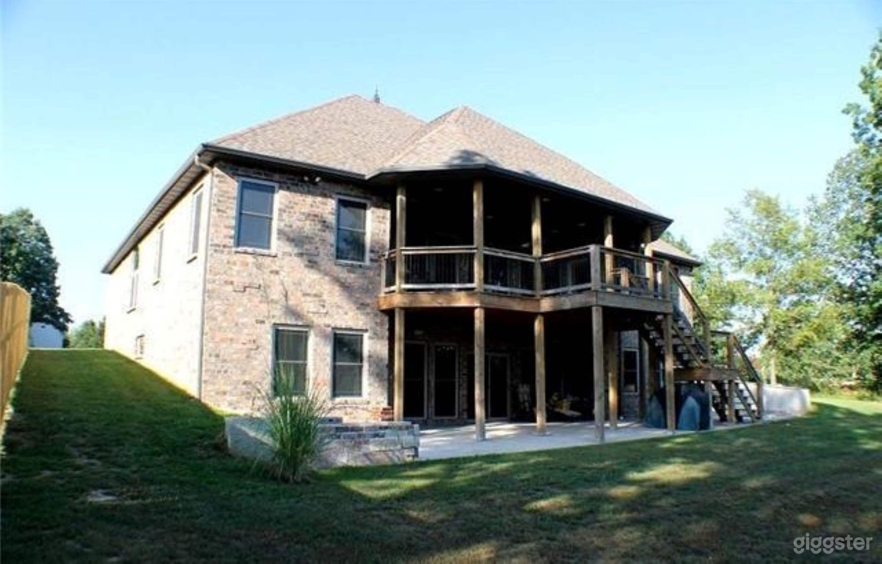 The back of the house