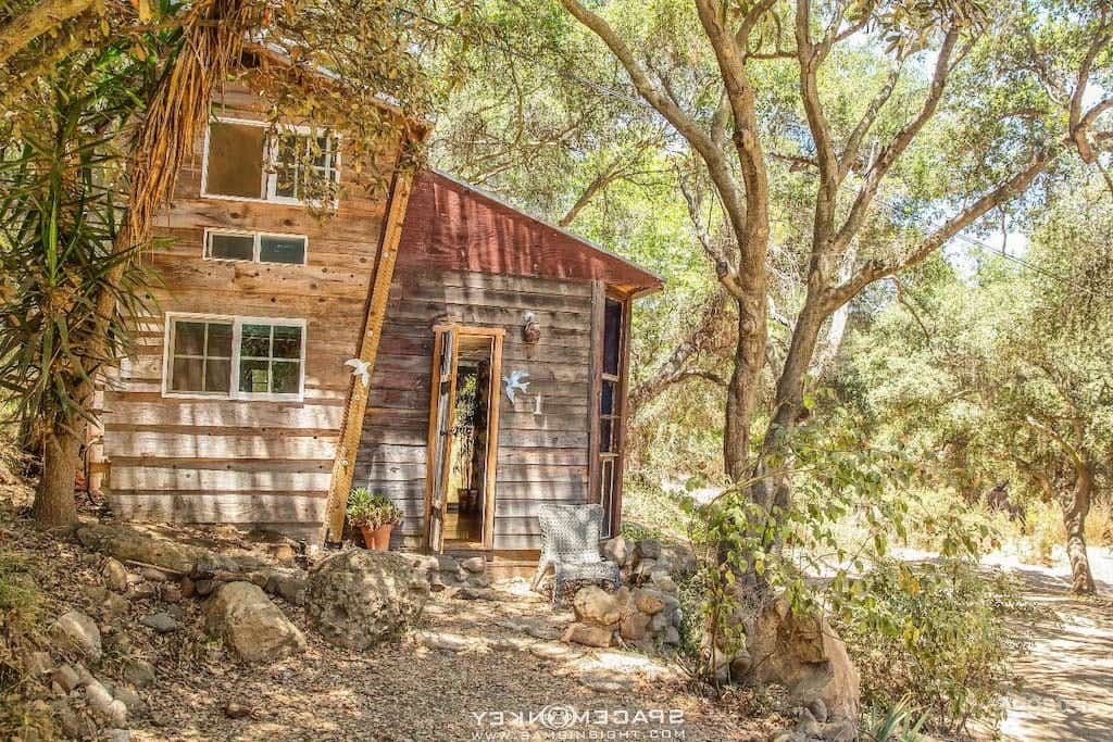 Fairy Tale House under oaks in Topanga