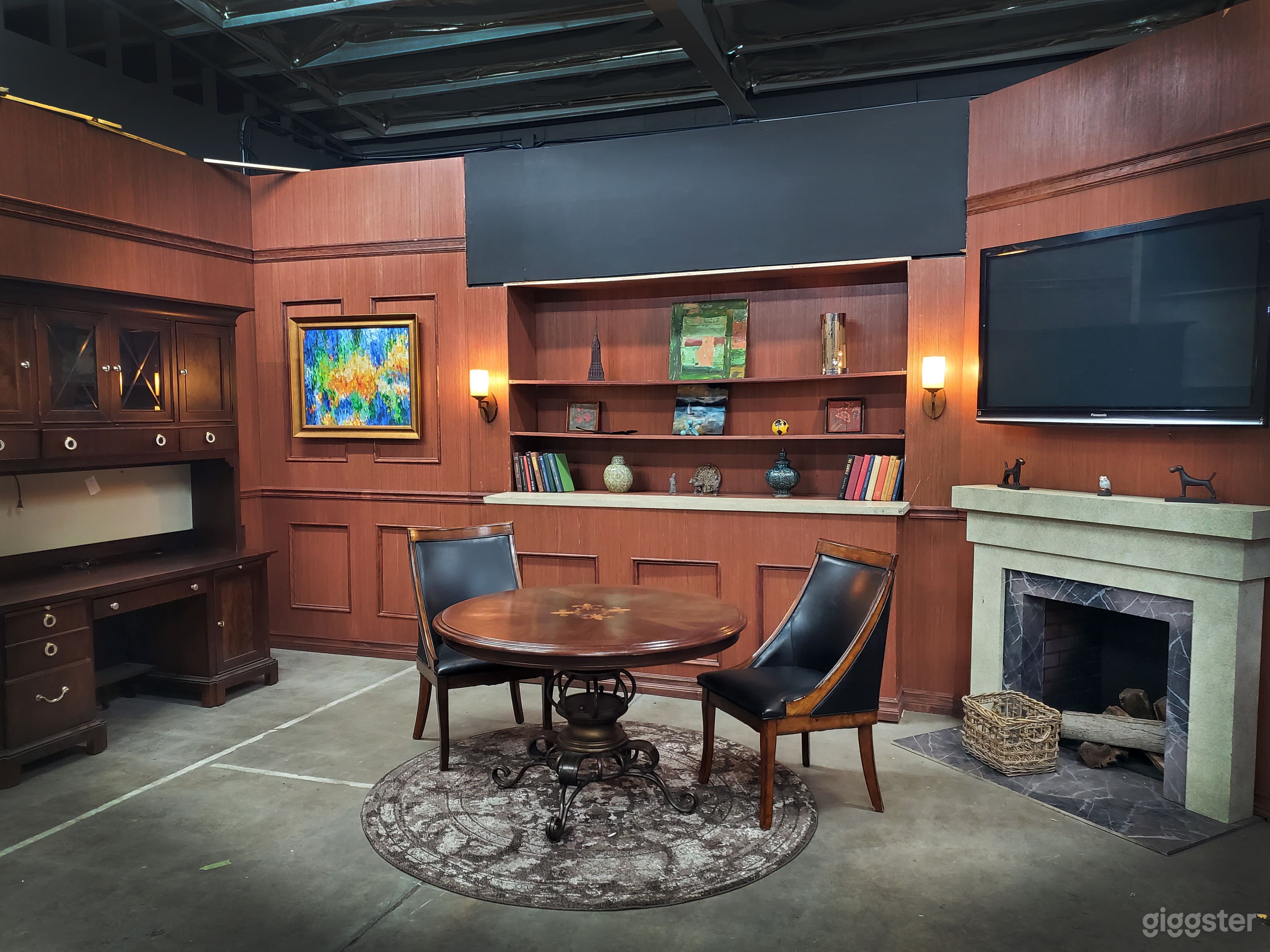 Actual Larry King's set on CNN