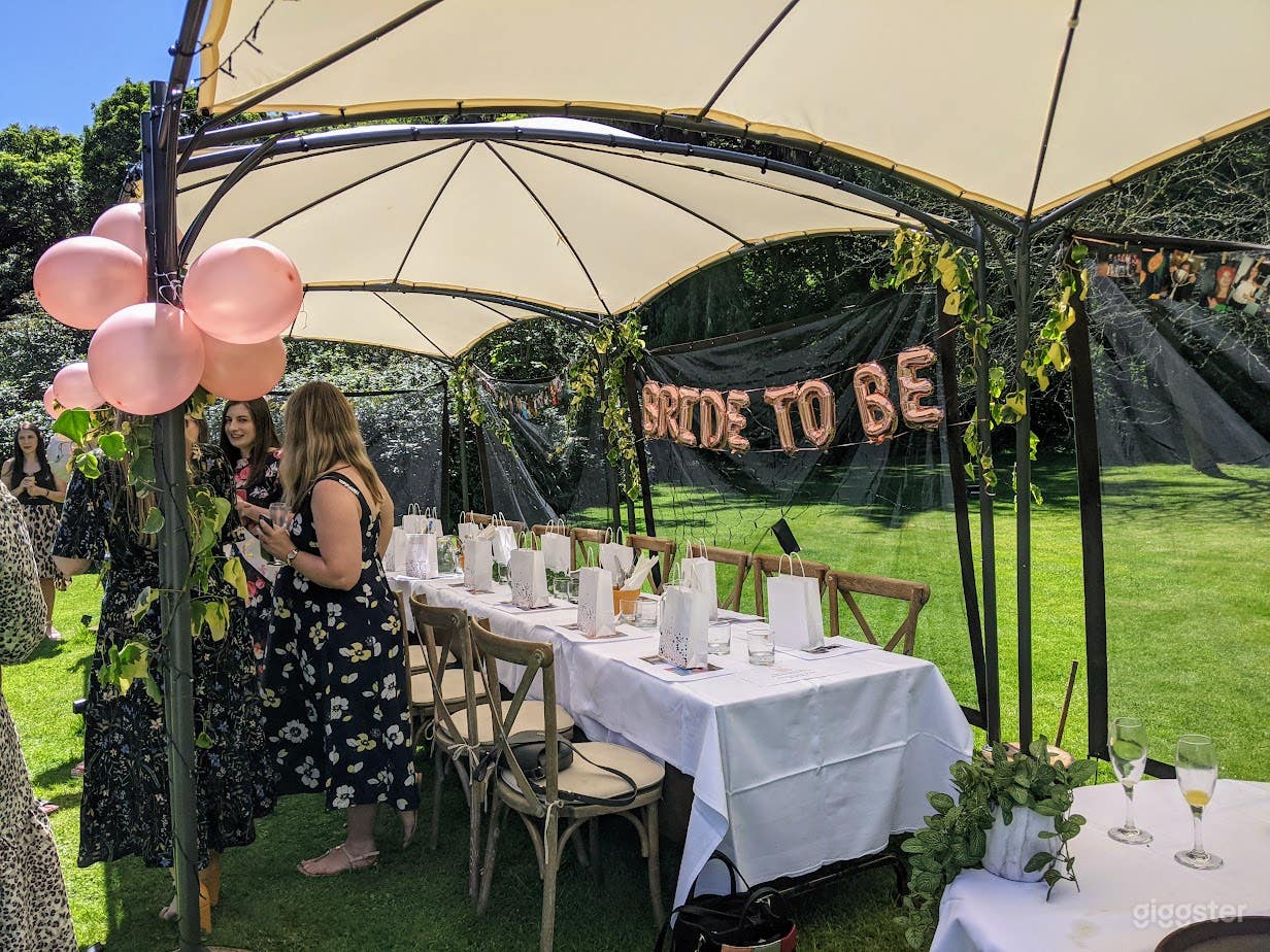 Outside garden parties