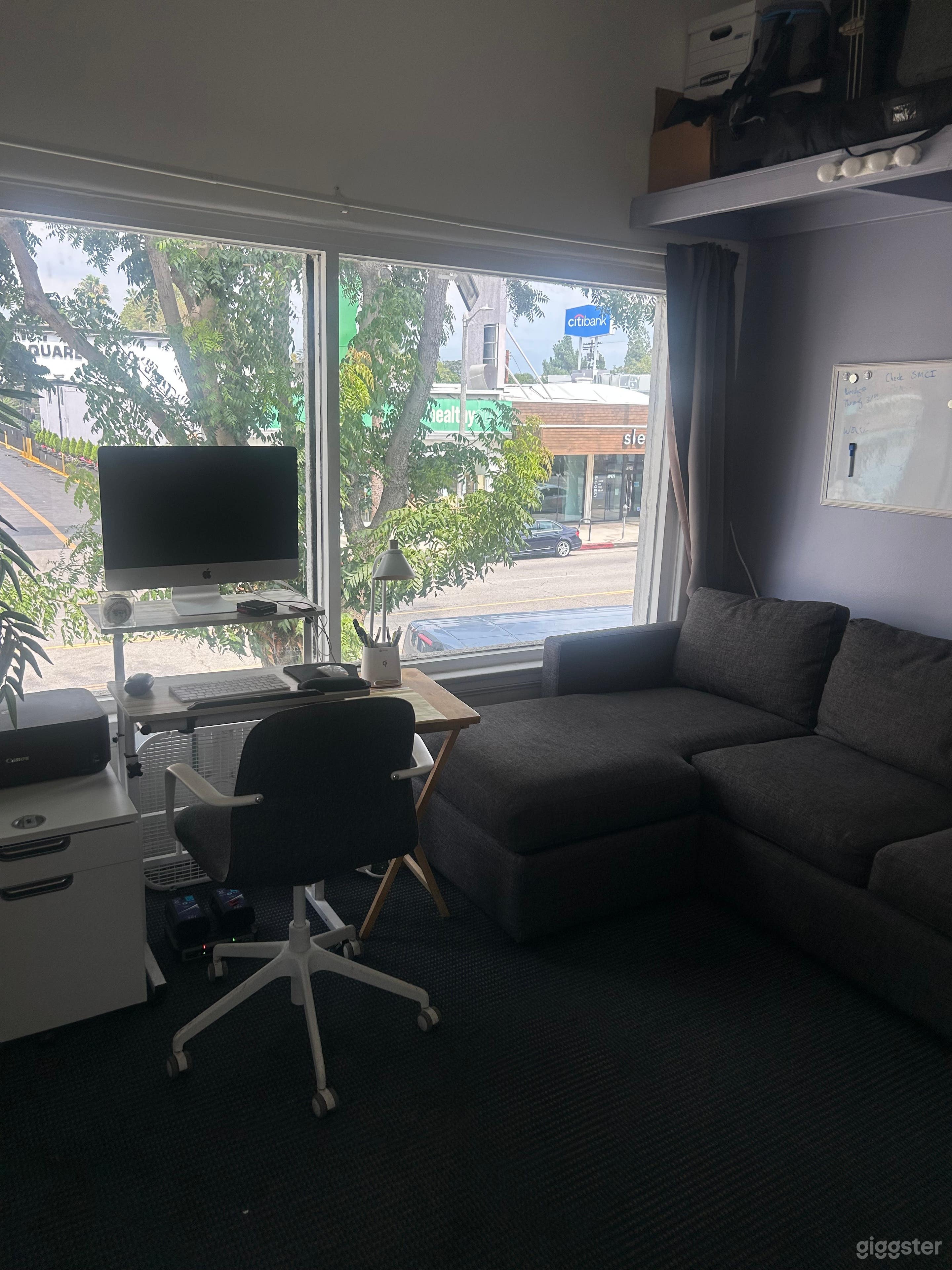 Front office with great views of Studio City.