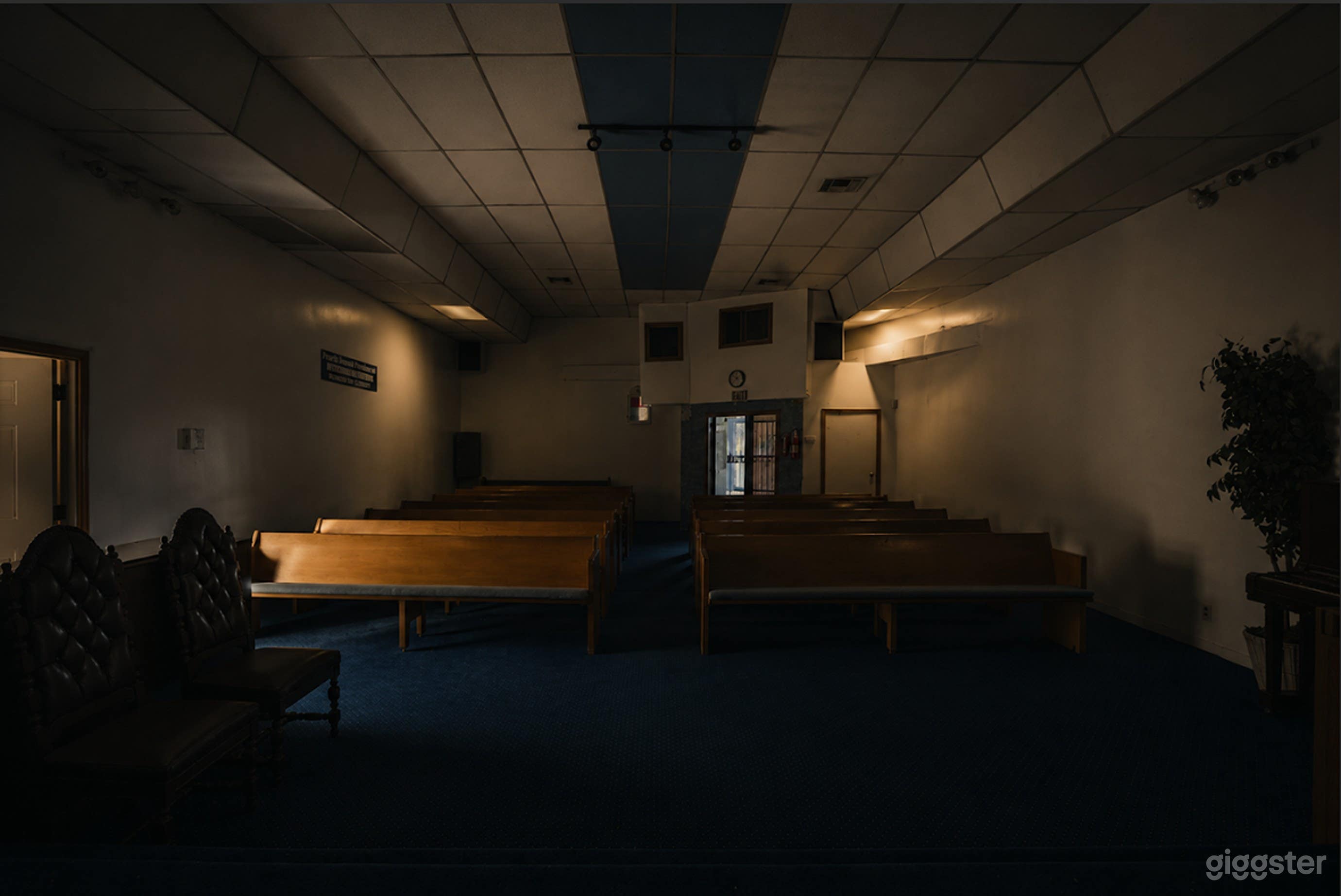 Vintage South LA Church Compound with Cinematic Sanctuary Photo 4