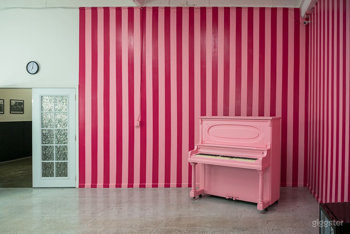 Pink Room with Pink Christmas Trees Photo 3