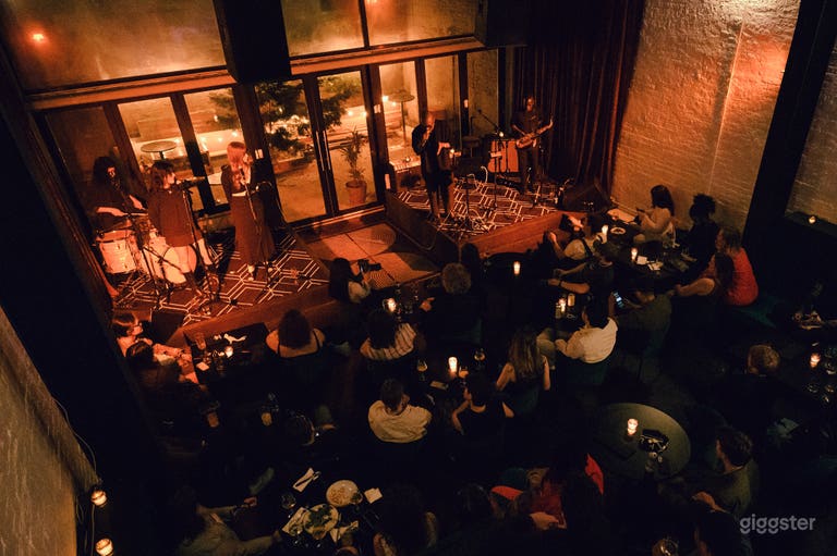  View of main room from the mezzanine 
