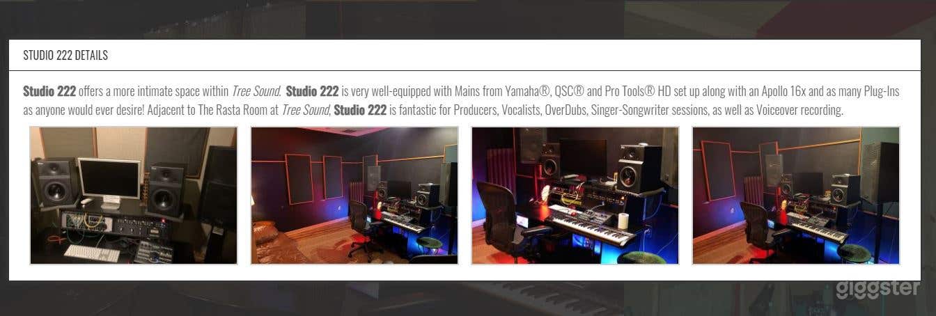 Studio 222 - More Intimate Recording Studio Photo 3