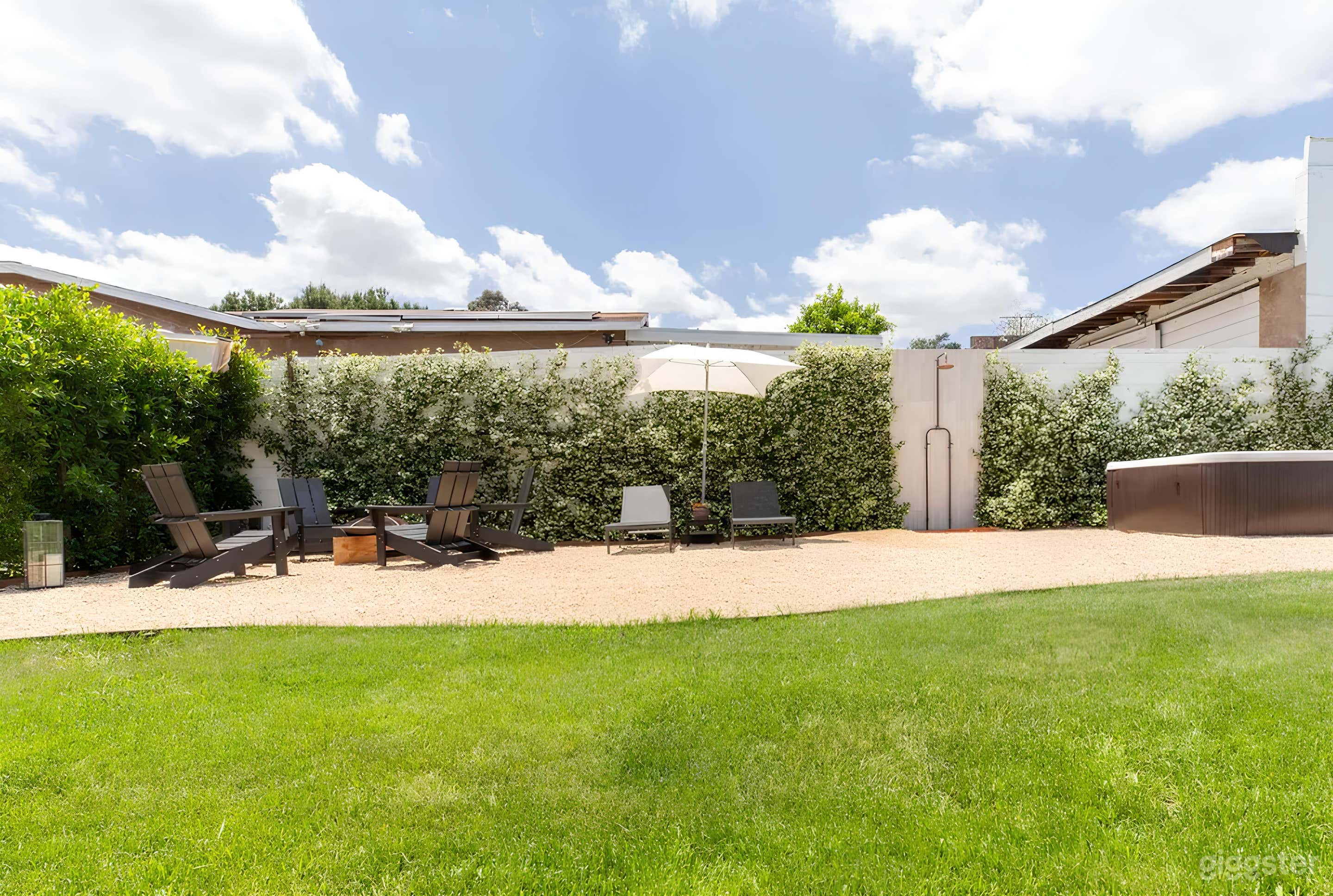 Lush Private and Stylish Backyard Photo 4