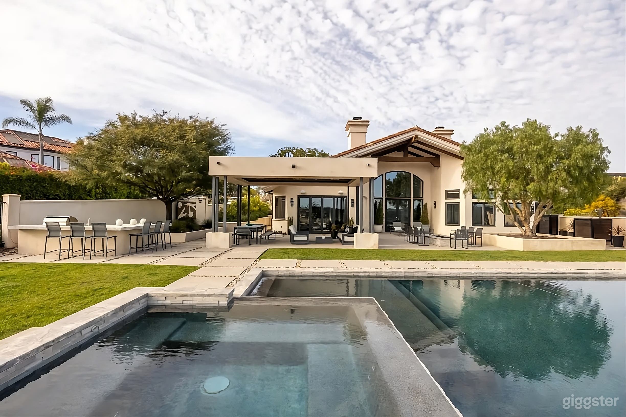 Hillside Backyard Oasis with Infinity Pool &amp; Scenic Views Photo 1