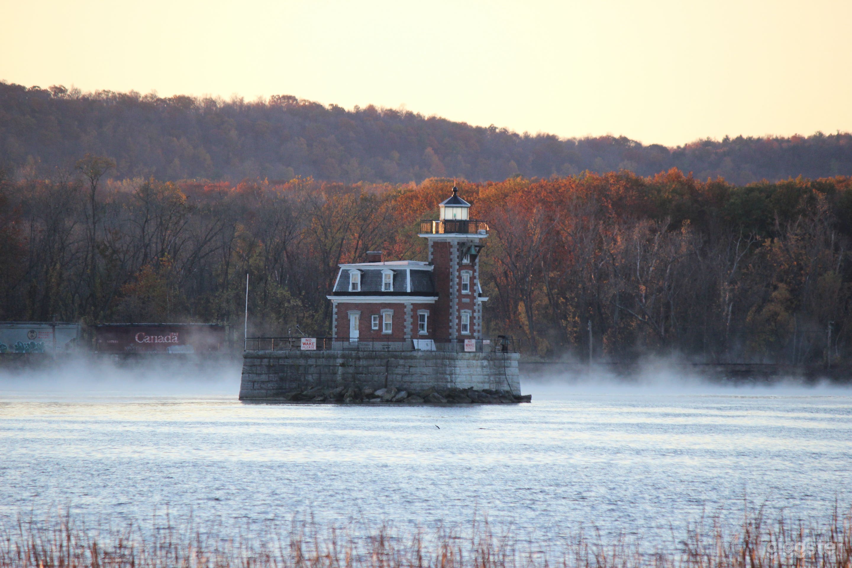 Lighthouse in the Fall