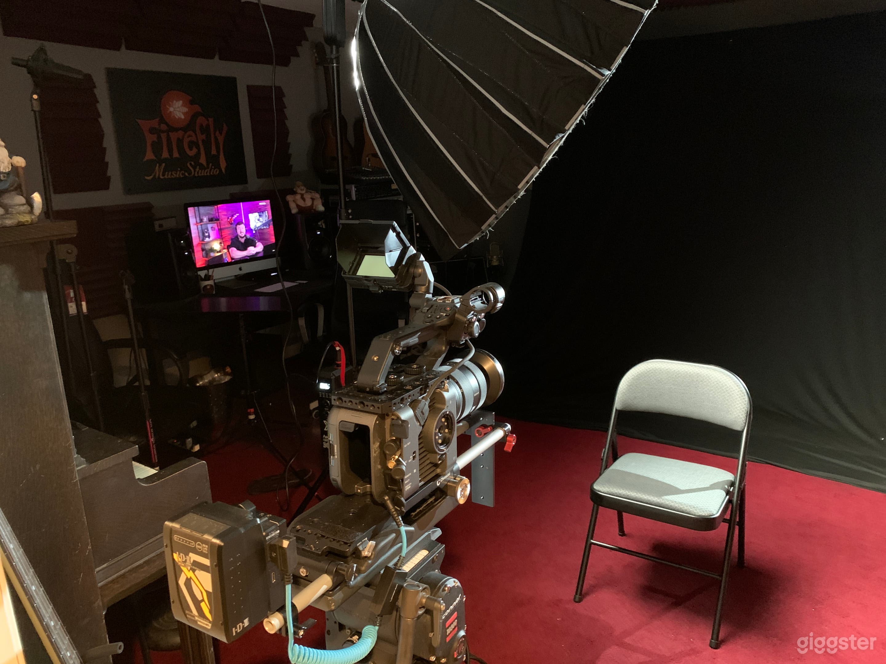 Pre-interview shot of Discovery Channel's "American Monster" filming
