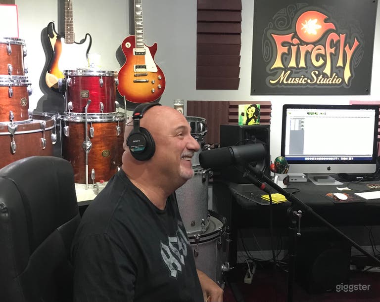  DJ Junkman conducting interview
 