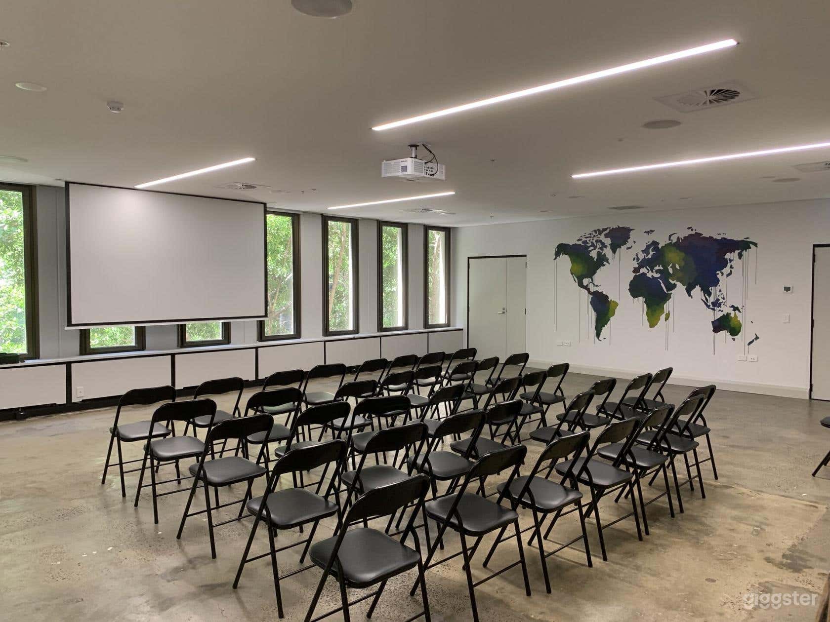 Theatre style seating