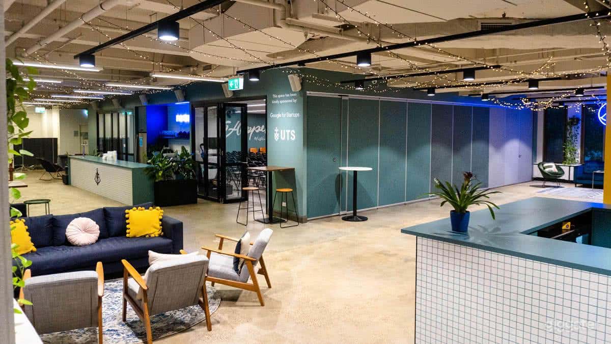 Entrance to the space