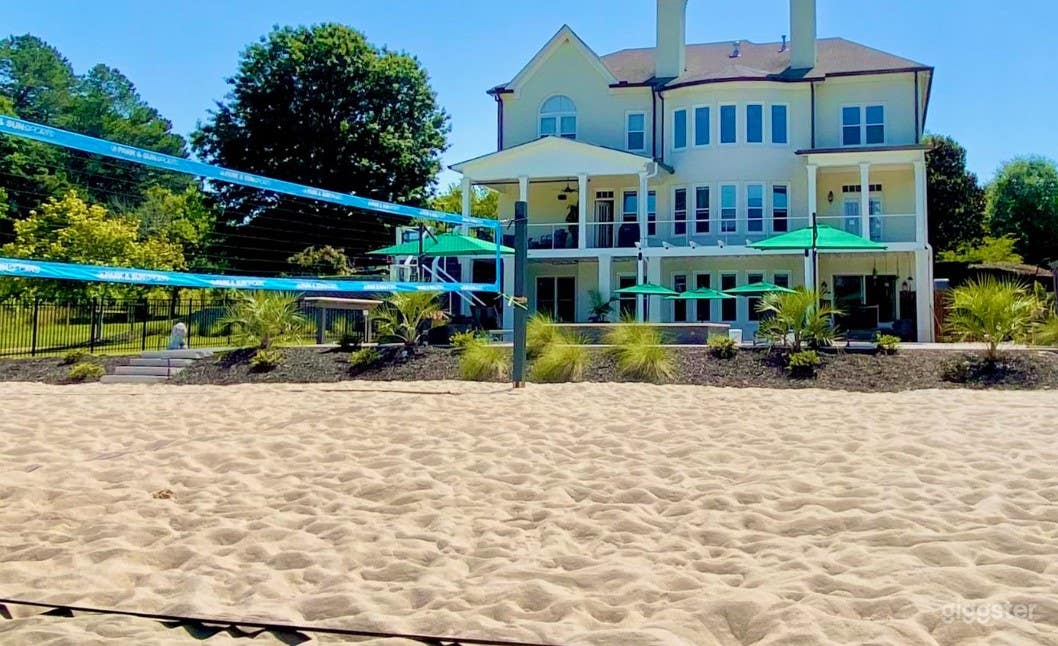 90x50 Classy Volleyball Court with Sugar Sand Photo 3