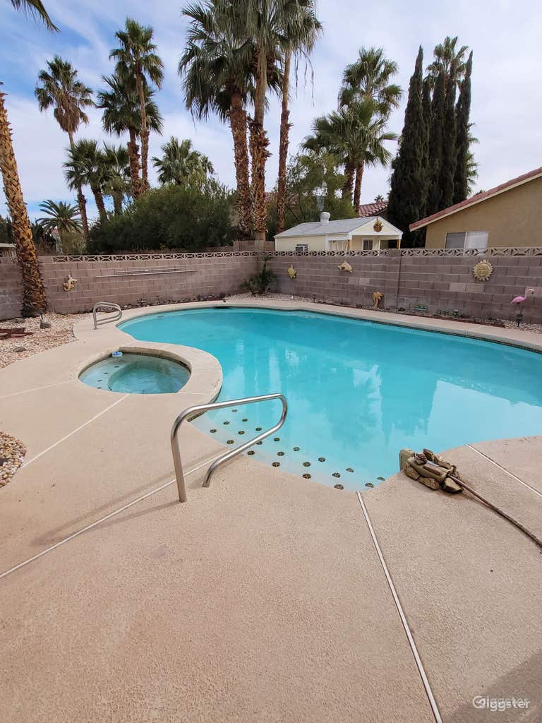  Paraíso junto a la piscina en Las Vegas: Ideal para producciones y sesiones fotográficas (hasta 10 invitados) 