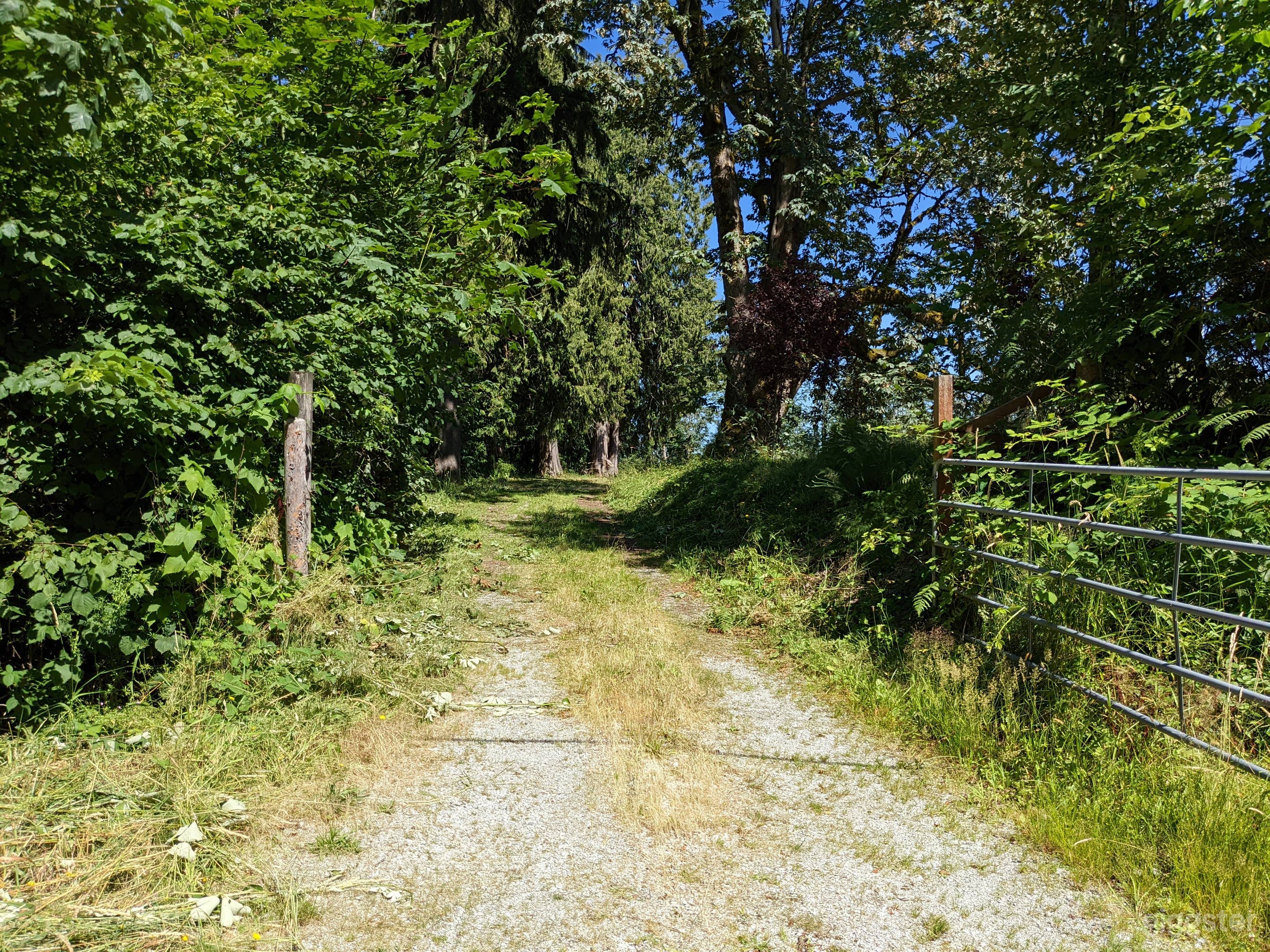 entrance off of 266 Street facing east