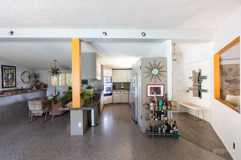  Open dining area + Kitchen  