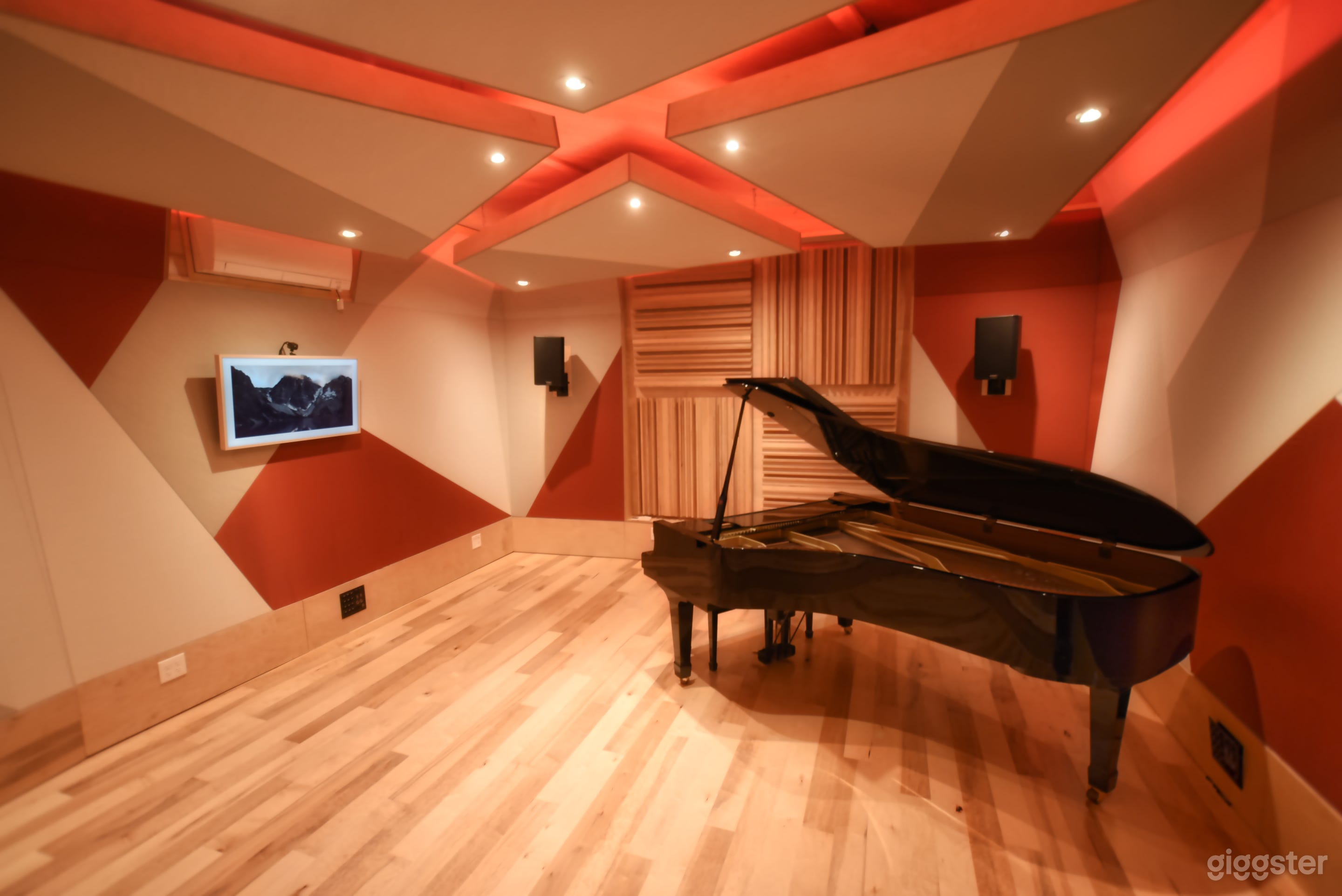 Tracking room with Yamaha C7 grand piano.