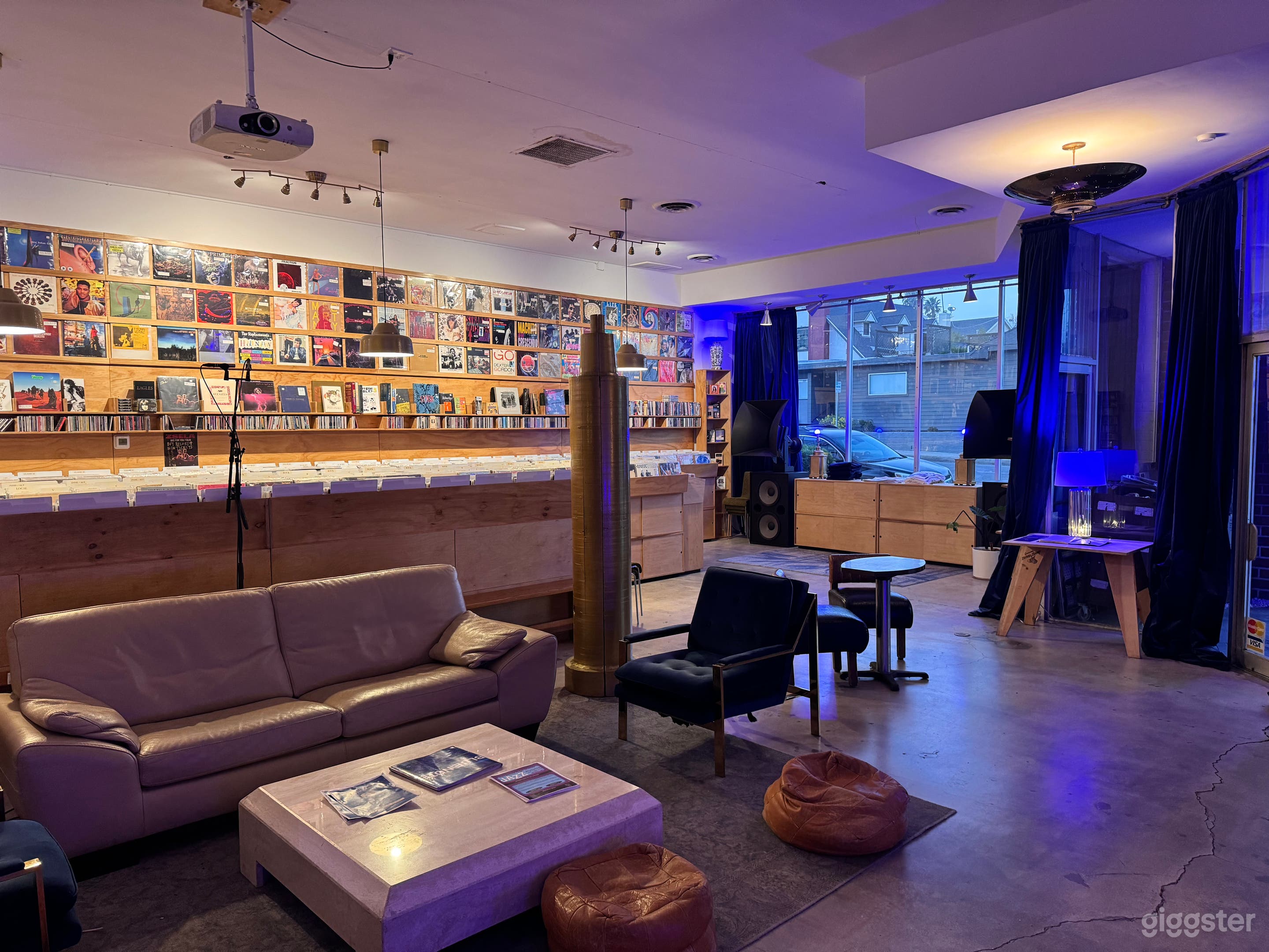 Beautiful event space, record store, natural light Photo 1