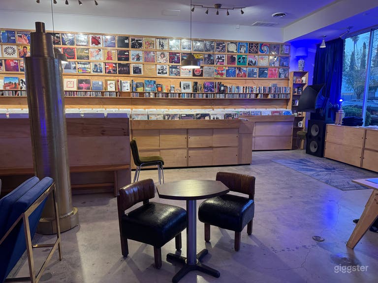  Beautiful event space, record store, natural light 