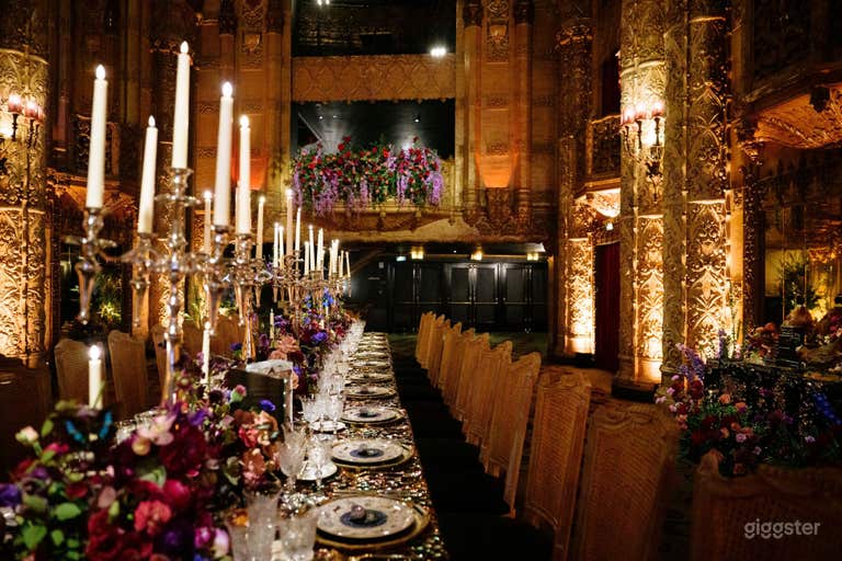  Grand Lobby set for private dinner 