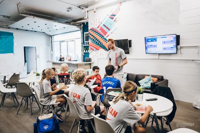 Soccer-themed Lounge Photo 1