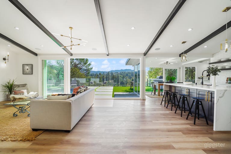   Modern Tarzana Estate with Pool & Jetliner Views 