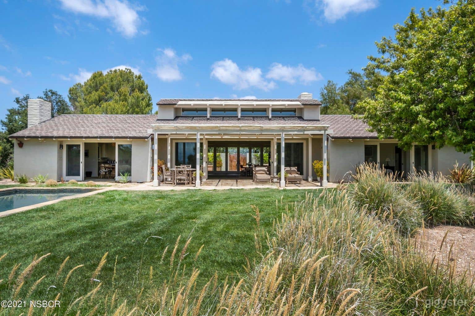 View of the back of the house