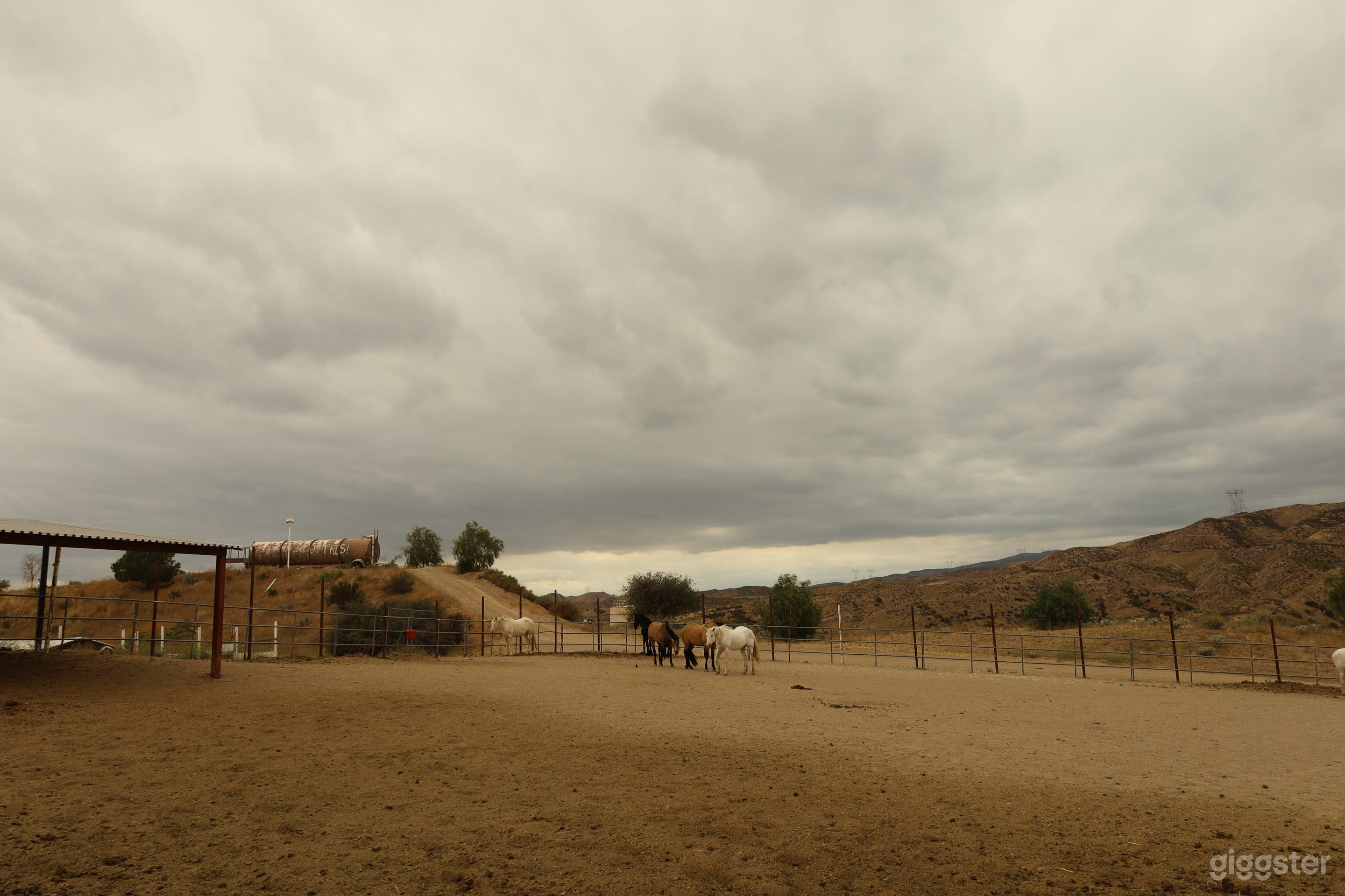 Private Western Ranch with Horses, Open Fields & Mountains Photo 1
