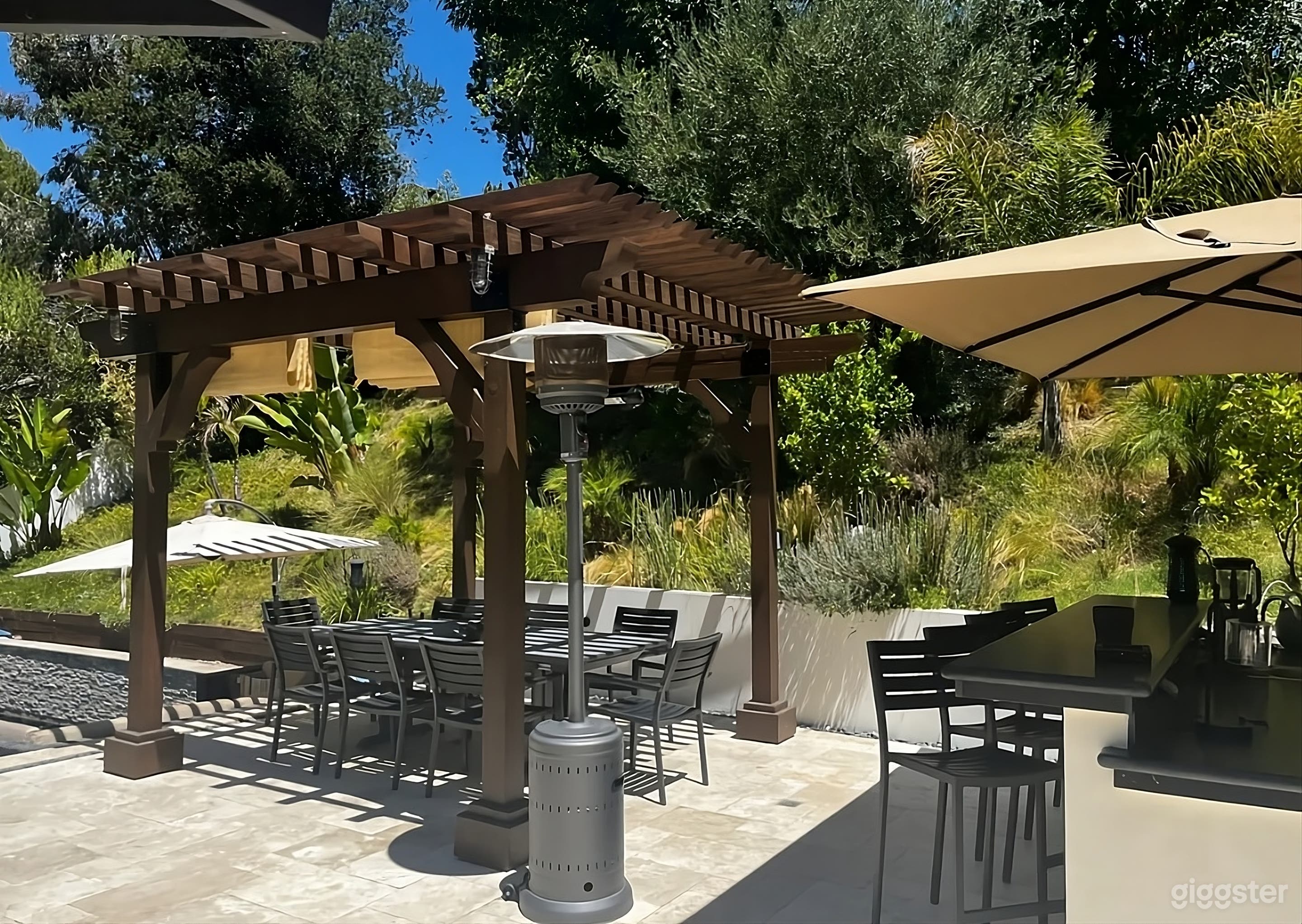 Modern Resort Style Backyard Photo 3