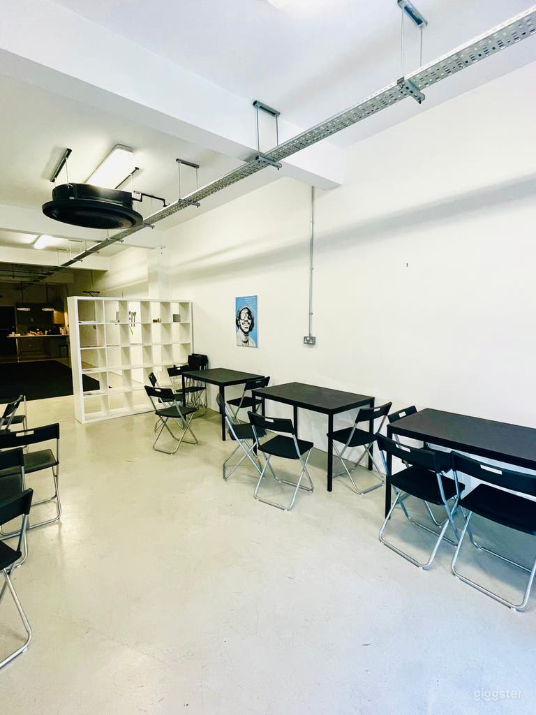  Office and classroom space for a small team, or use the whole area for workshops and larger meetings.  