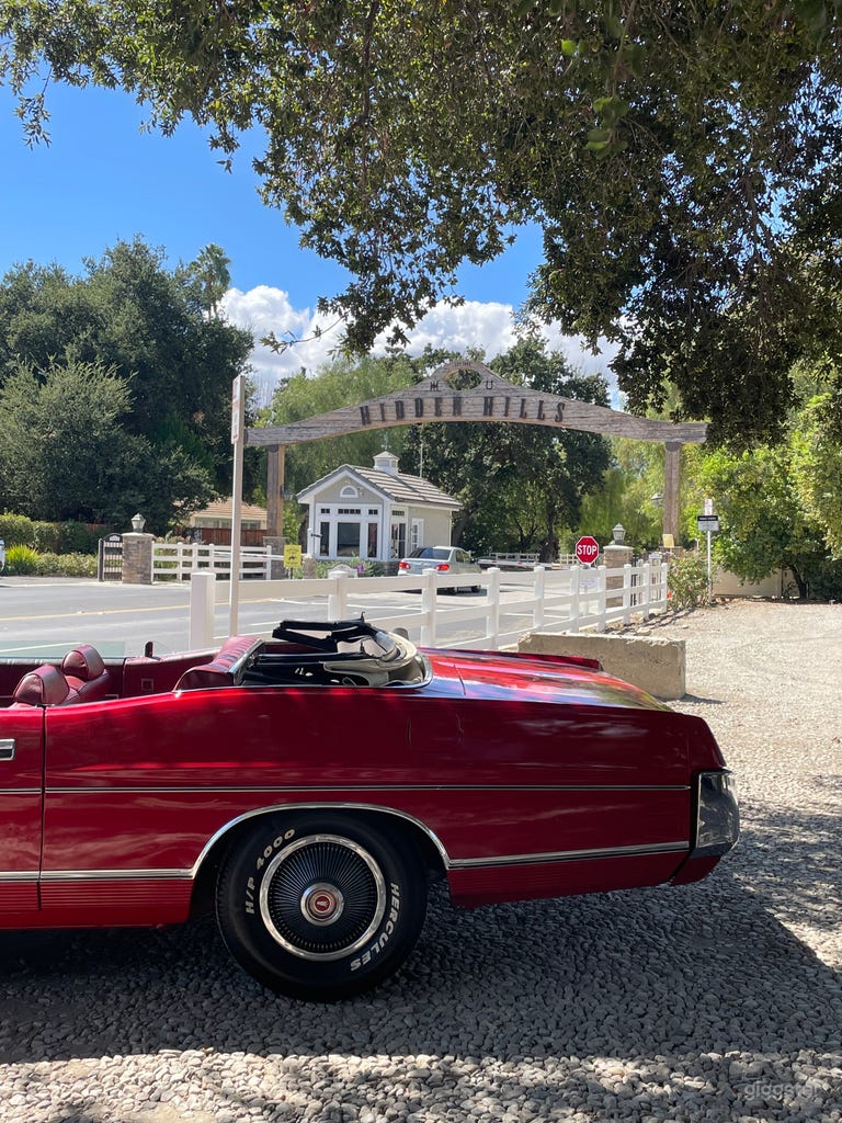  Classic muscle Red Convertible Ford 