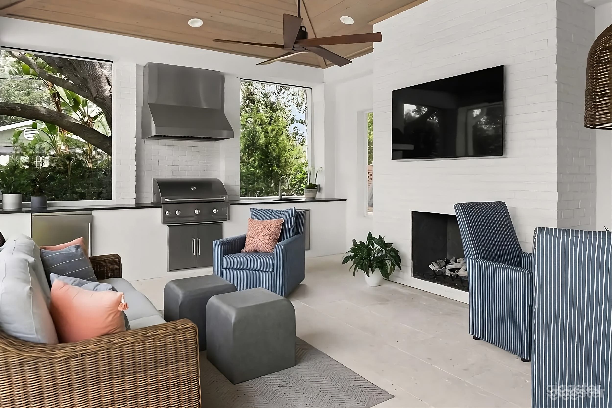 Modern Backyard Estate for Production Photo 4