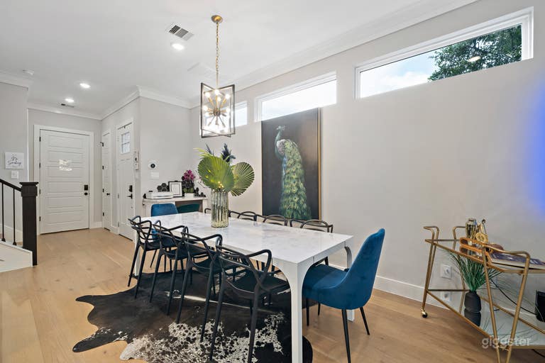  Modern Luxury Black House in Downtown Houston  