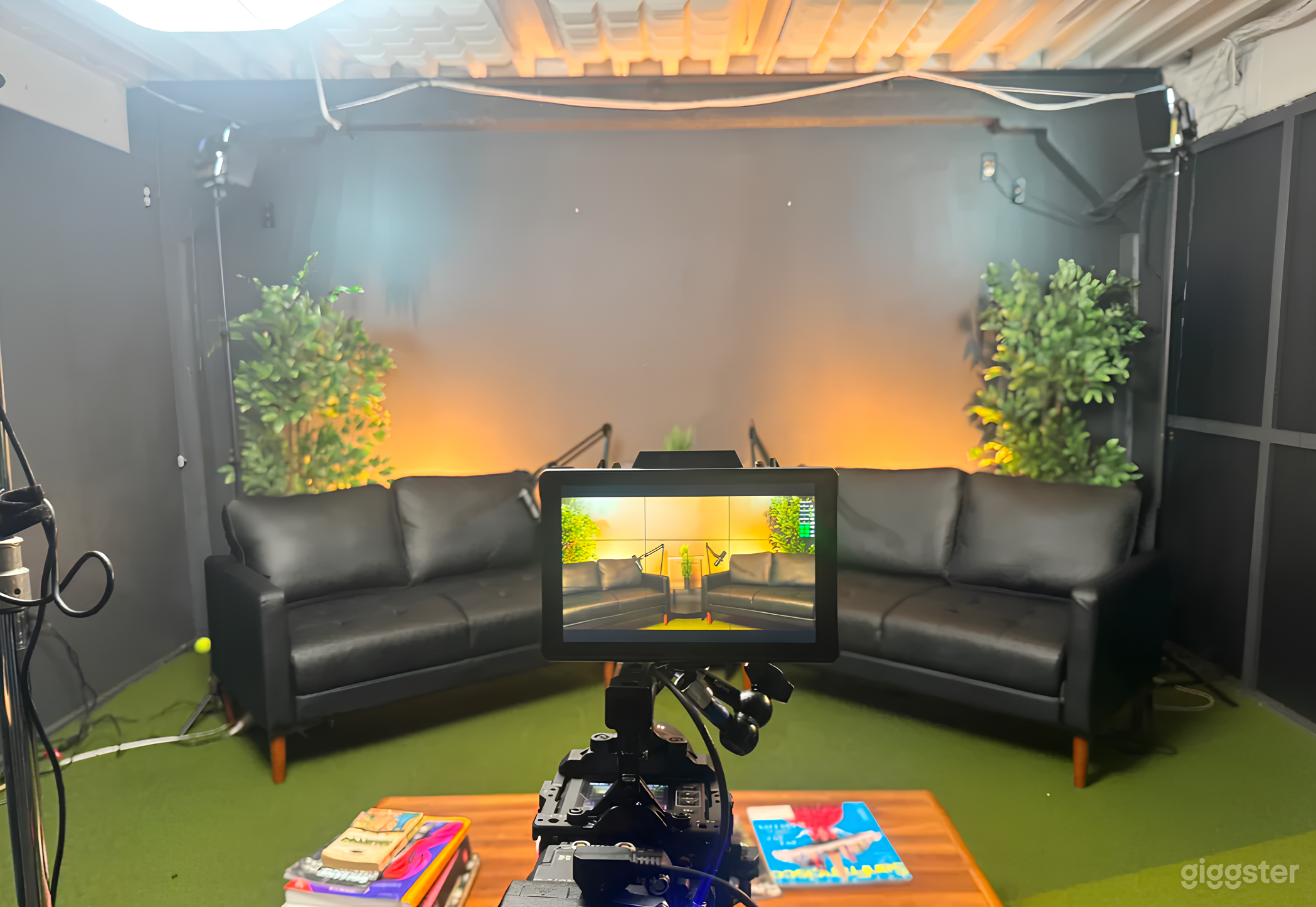 Sunset Podcast Studio with 4K Cameras & Audio Photo 4