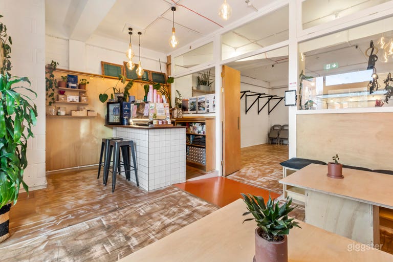  
Bright welcoming front entrance with reception desk / coffee area 
