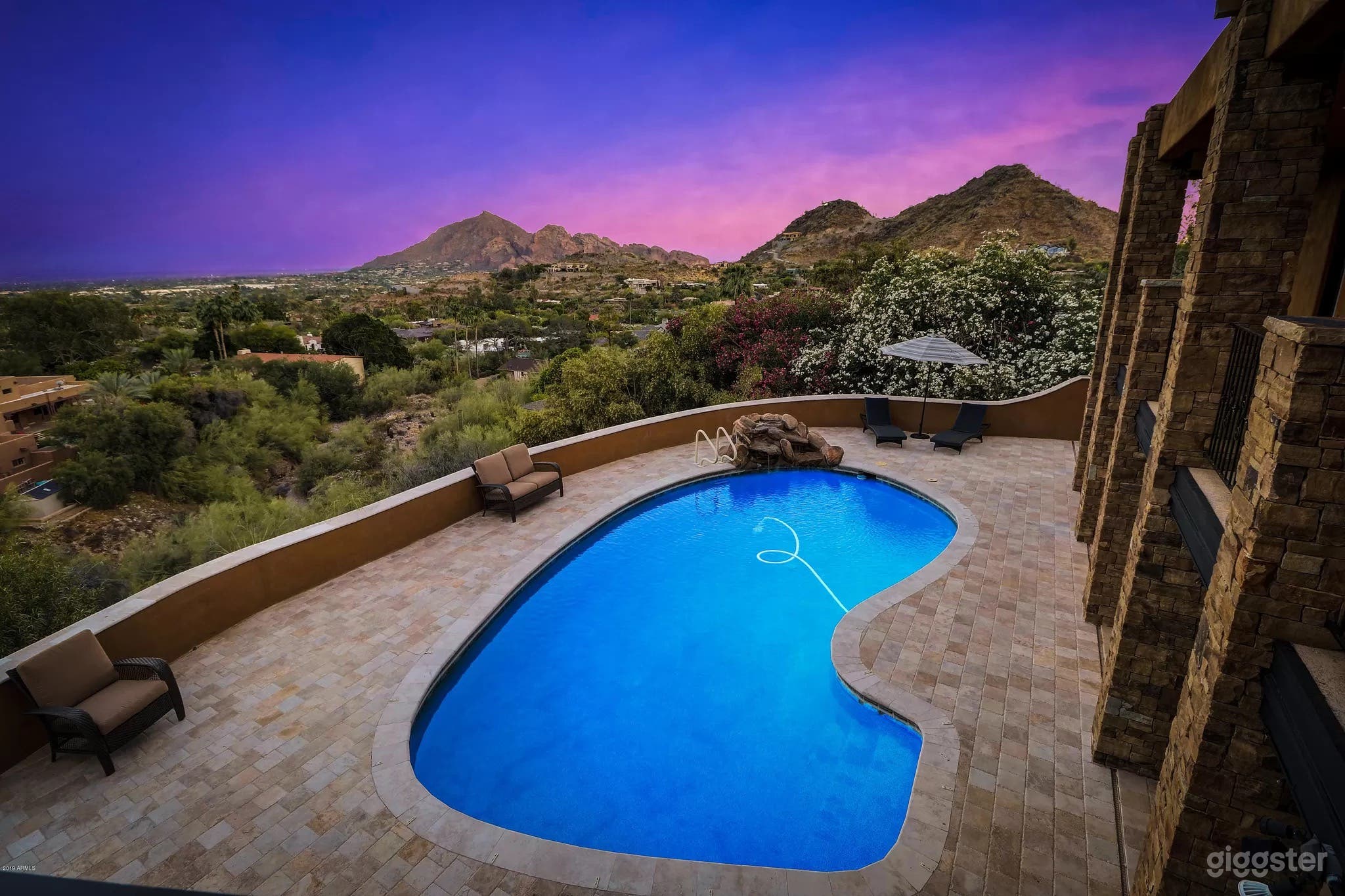 Castle in the hills overlooking Camelback Mountain Photo 4