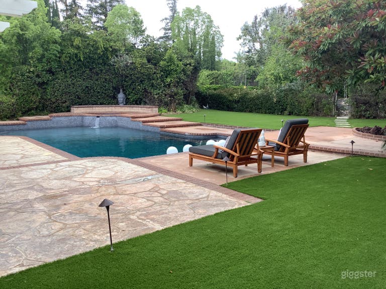  Elegant Backyard Pool Oasis w/ Lush Landscape 