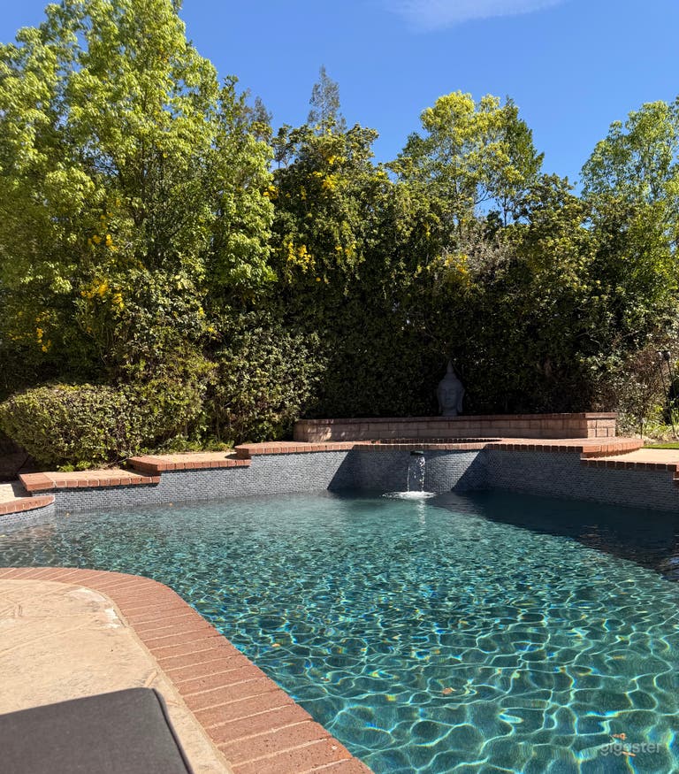  Elegant Backyard Pool Oasis w/ Lush Landscape 