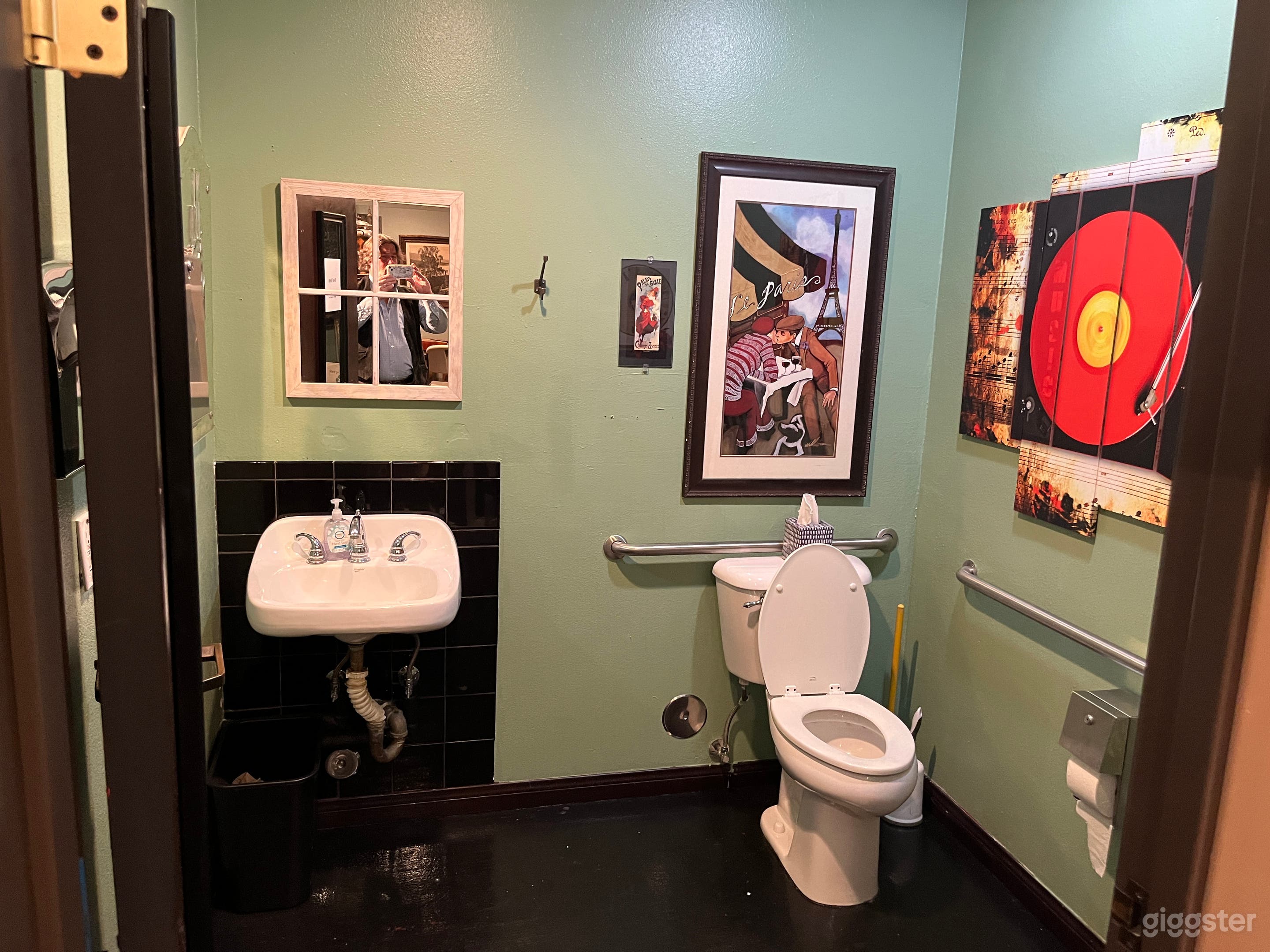 ADA compliant rest room.