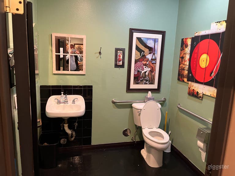  ADA compliant rest room. 