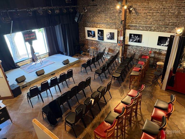  Main area with curtains open 