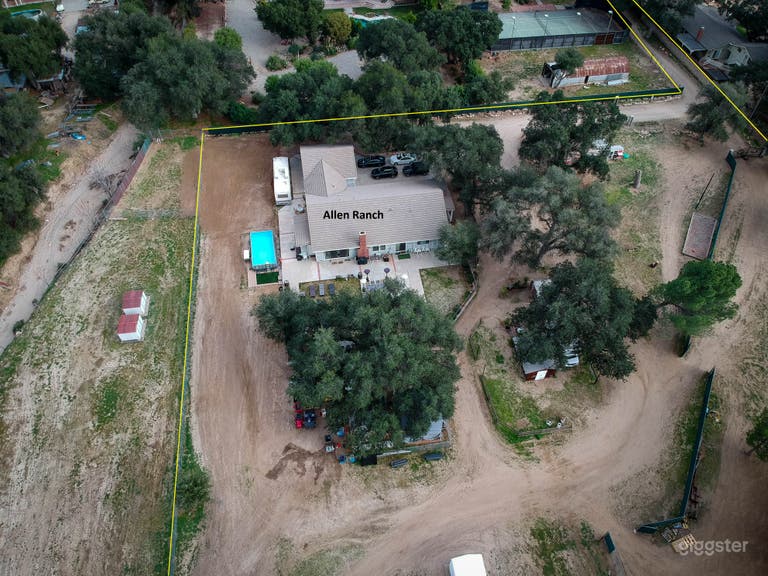  Aerial View of a Side of the Property and Property Line 