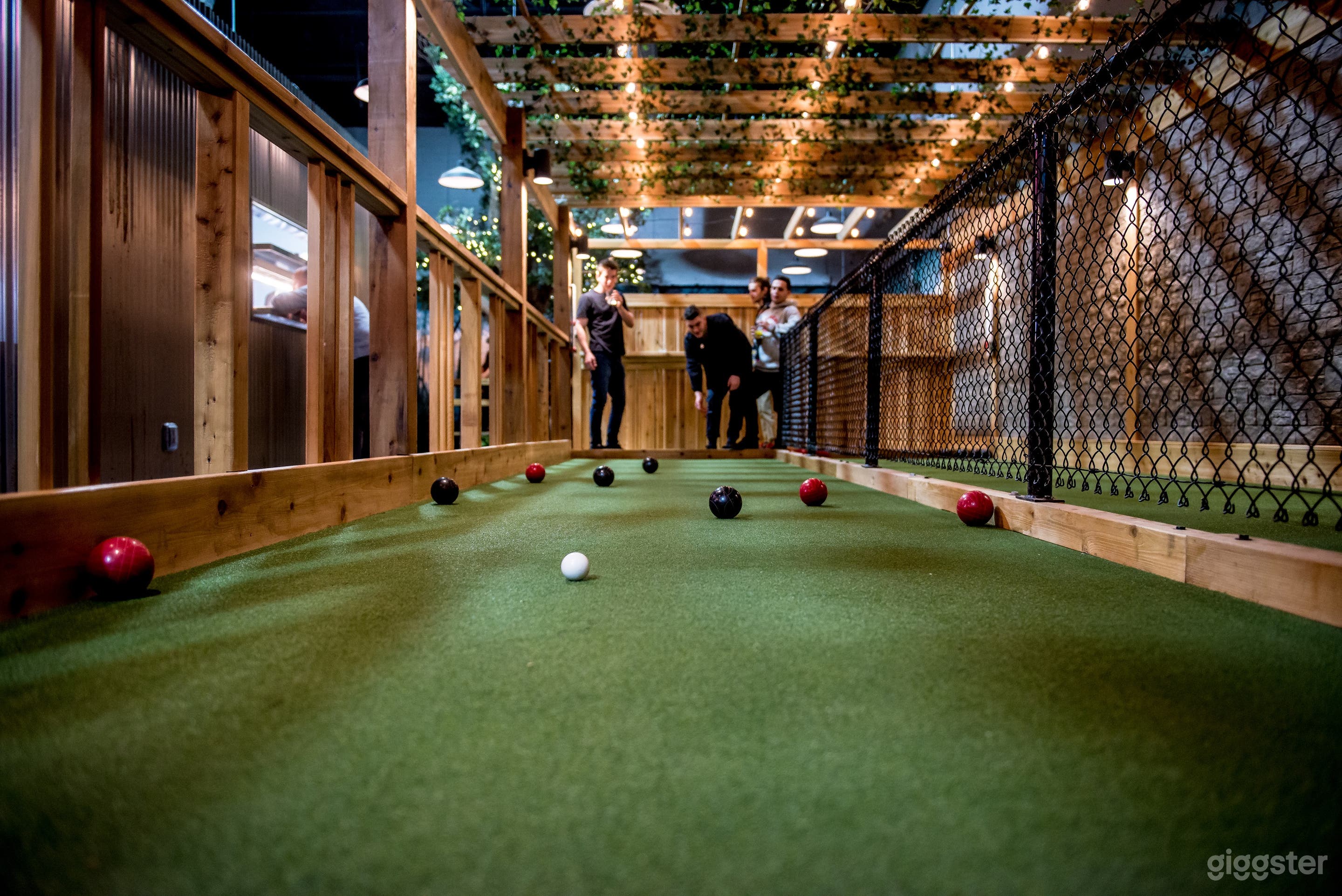 Bocce lanes