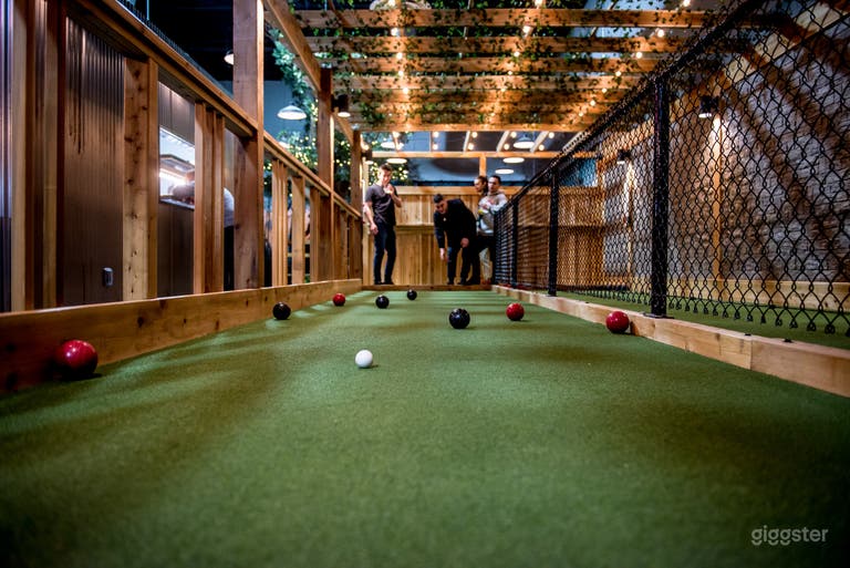  Bocce lanes 